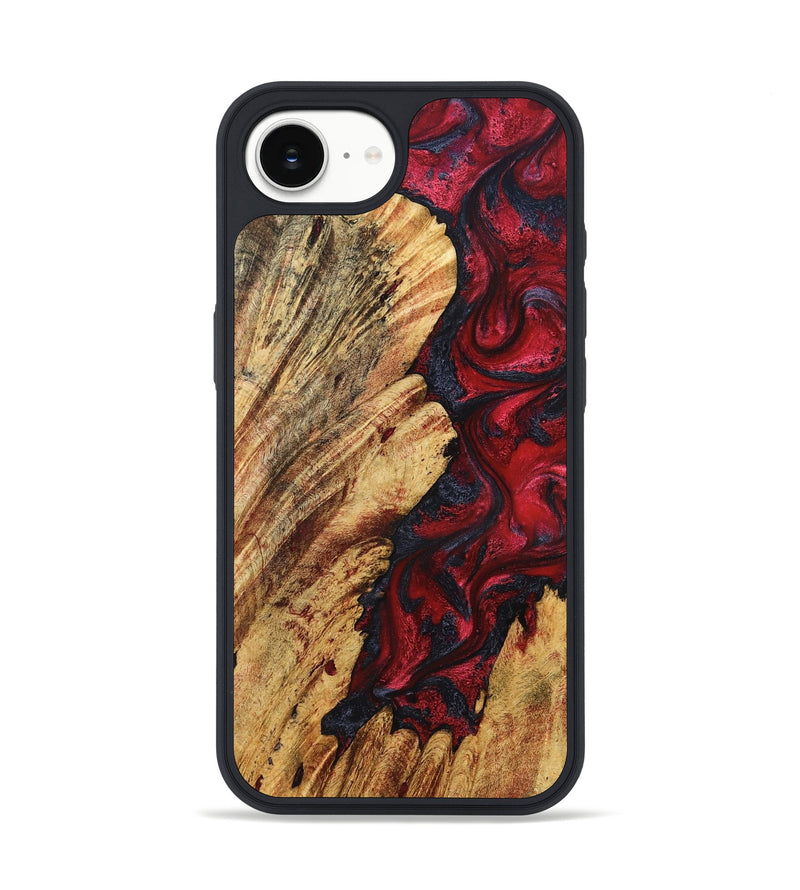 iPhone 16e Wood Phone Case - Colby (Red, 827378)