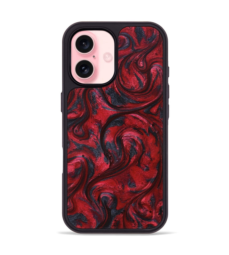 iPhone 16 ResinArt Phone Case - Lloyd (Red, 827379)