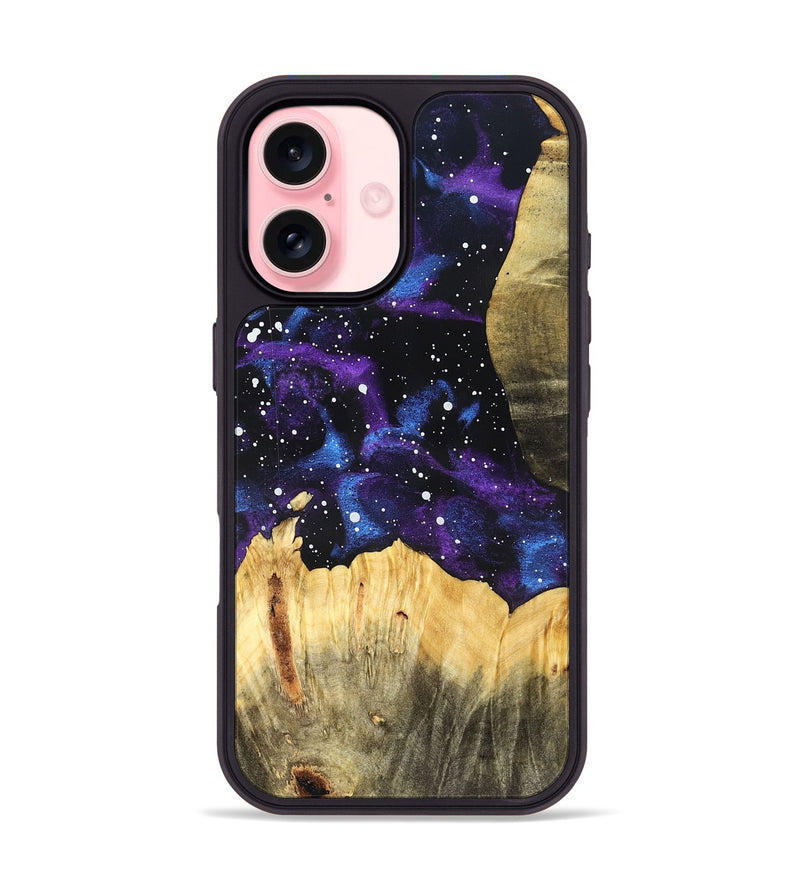 iPhone 16 Wood Phone Case - Ouida (Cosmos, 827385)