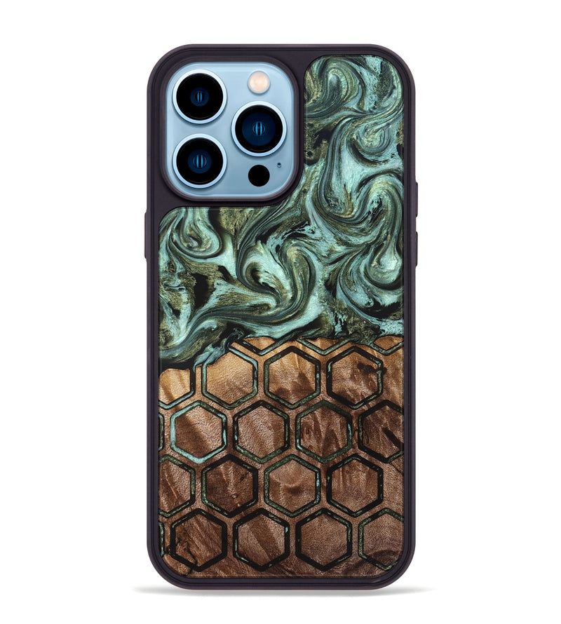iPhone 14 Pro Max Wood Phone Case - Dan (Pattern, 827388)