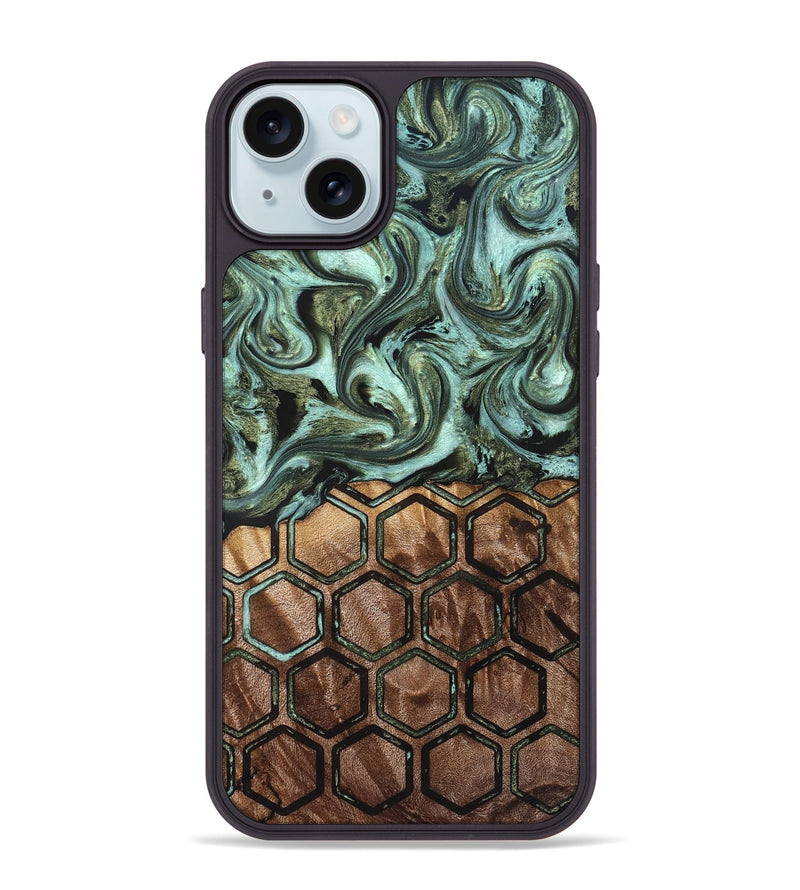 iPhone 15 Plus Wood Phone Case - Dan (Pattern, 827388)