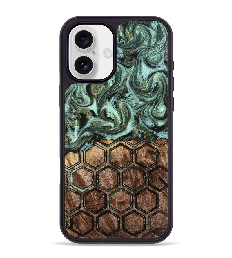 iPhone 16 Plus Wood Phone Case - Dan (Pattern, 827388)