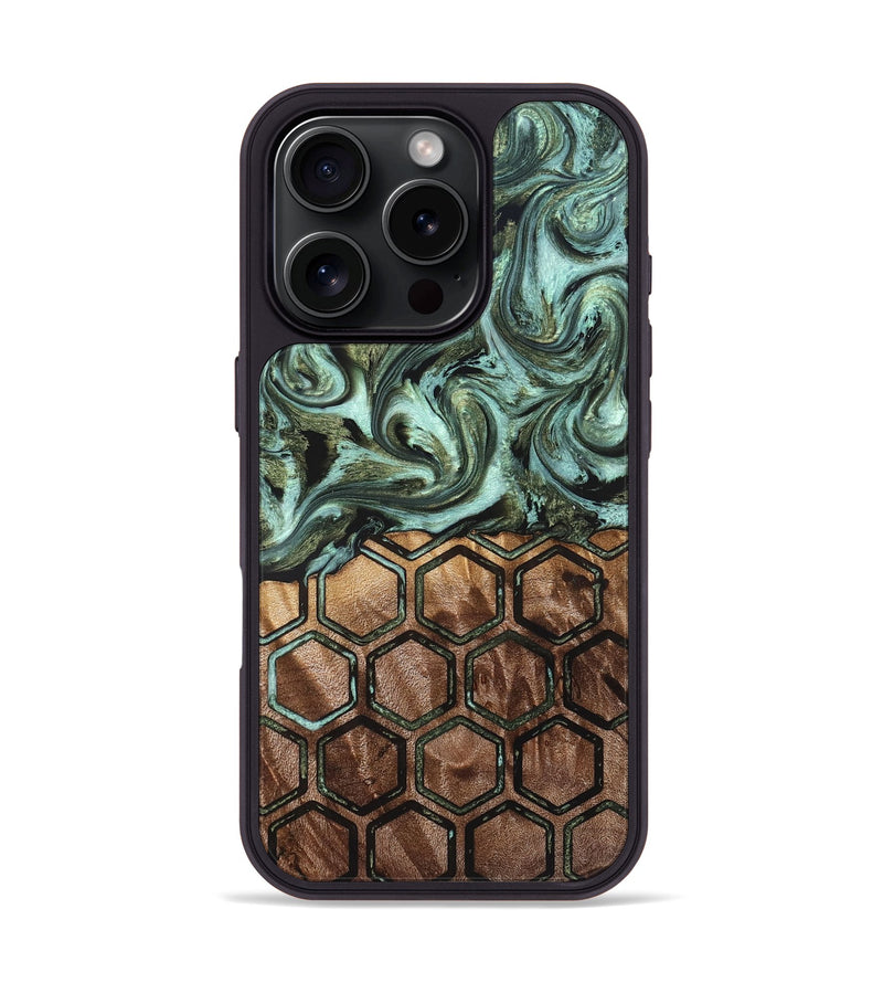 iPhone 16 Pro Wood Phone Case - Dan (Pattern, 827388)