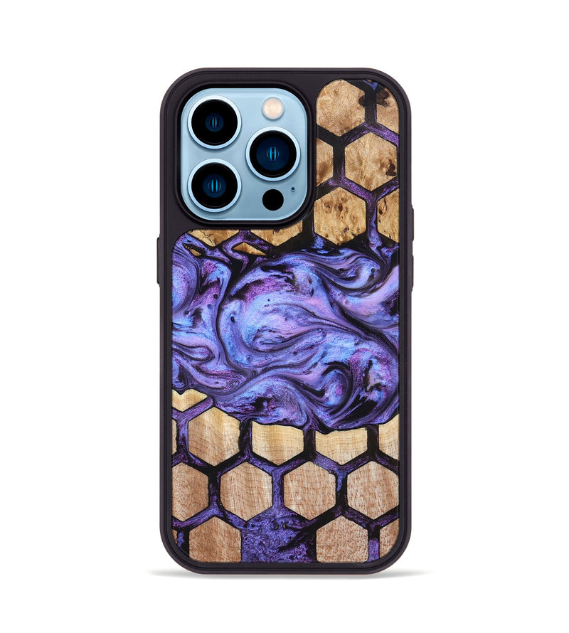 iPhone 14 Pro Wood Phone Case - Haiden (Pattern, 827389)