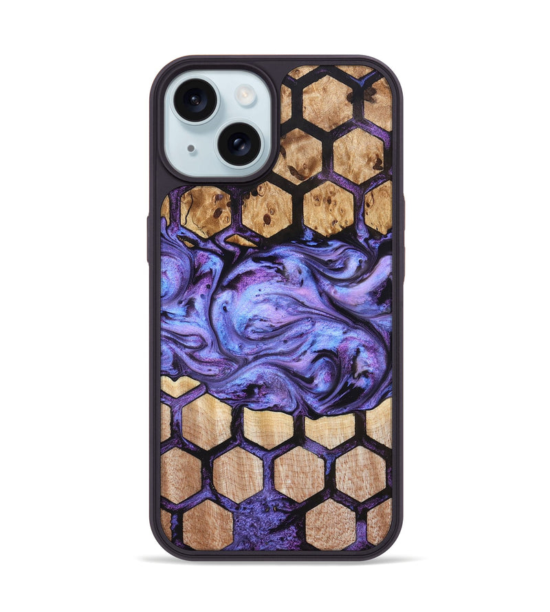 iPhone 15 Wood Phone Case - Haiden (Pattern, 827389)