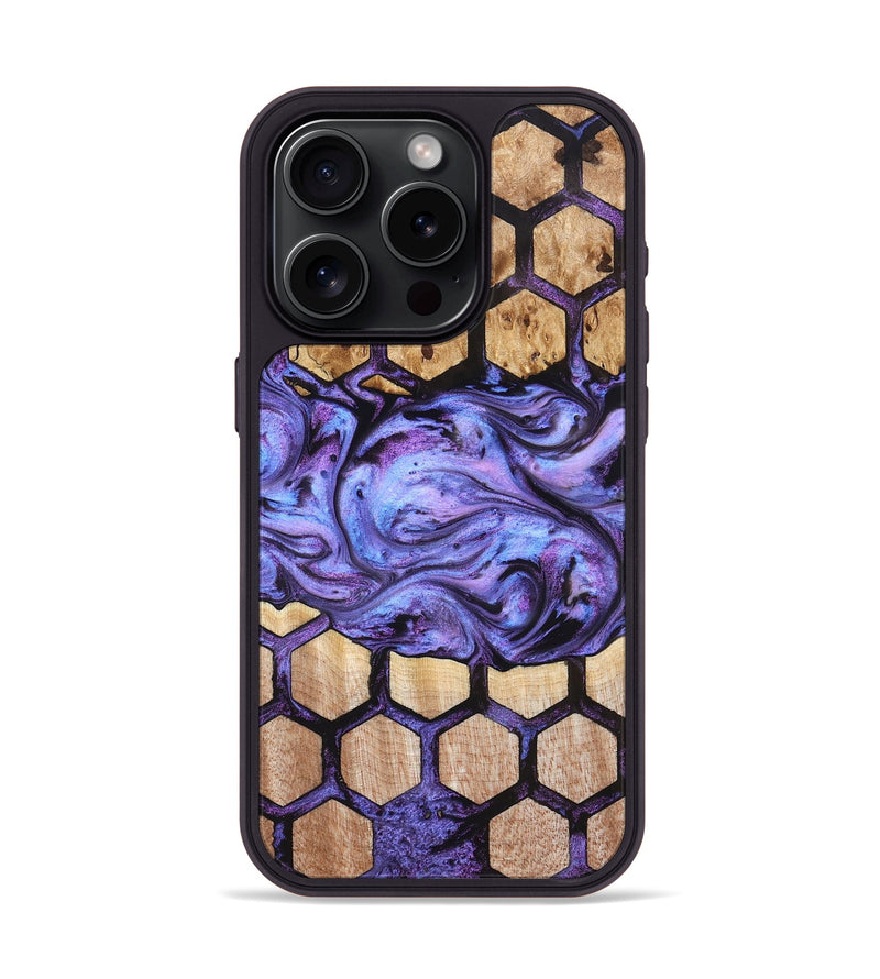 iPhone 15 Pro Wood Phone Case - Haiden (Pattern, 827389)
