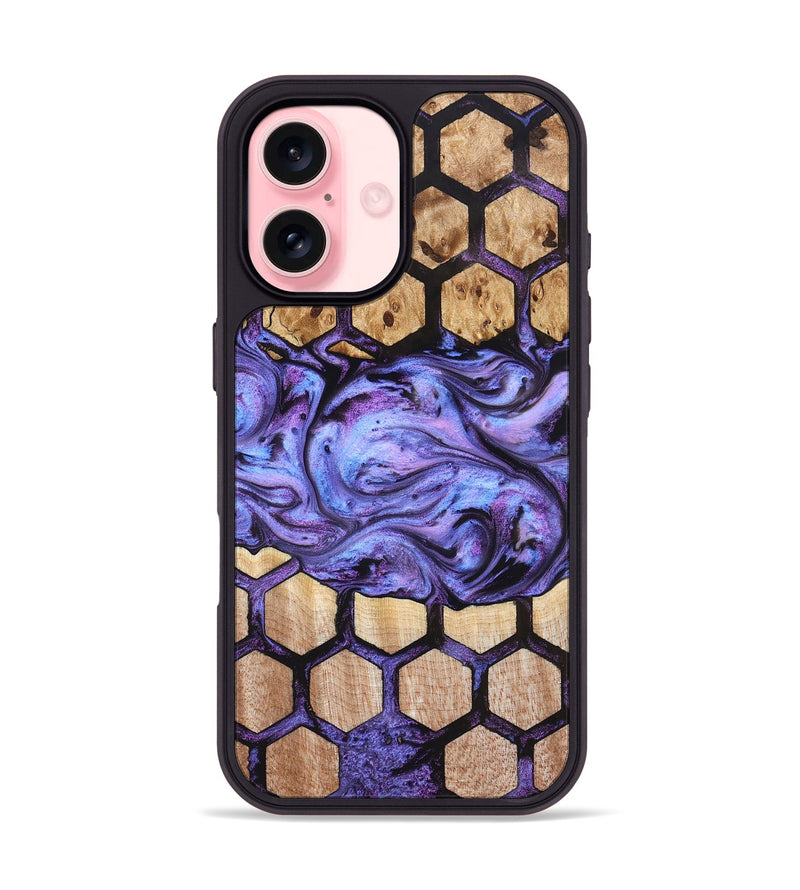 iPhone 16 Wood Phone Case - Haiden (Pattern, 827389)