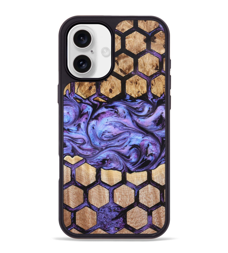 iPhone 16 Plus Wood Phone Case - Haiden (Pattern, 827389)