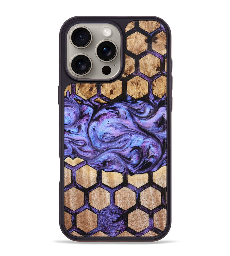iPhone 16 Pro Max Wood Phone Case - Haiden (Pattern, 827389)
