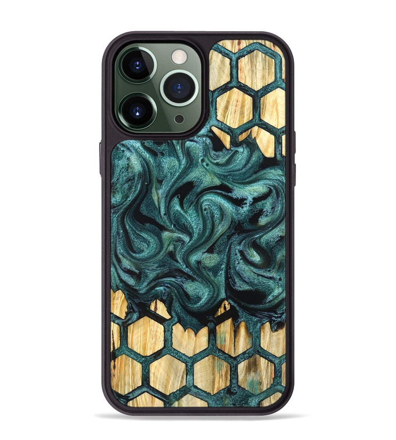 iPhone 13 Pro Max Wood Phone Case - Racheal (Pattern, 827391)