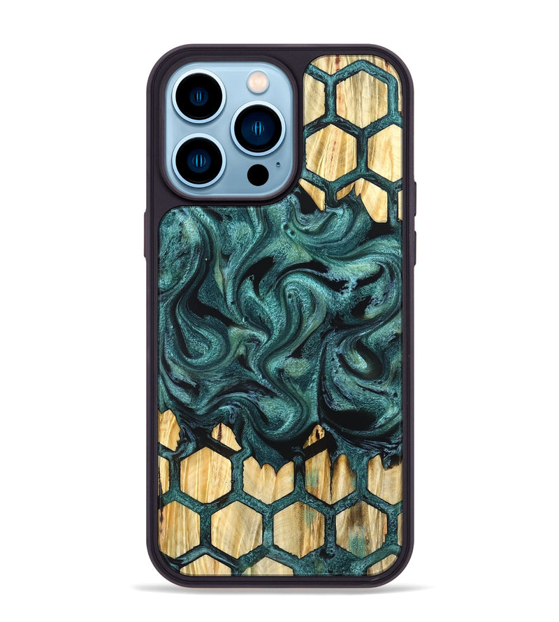 iPhone 14 Pro Max Wood Phone Case - Racheal (Pattern, 827391)