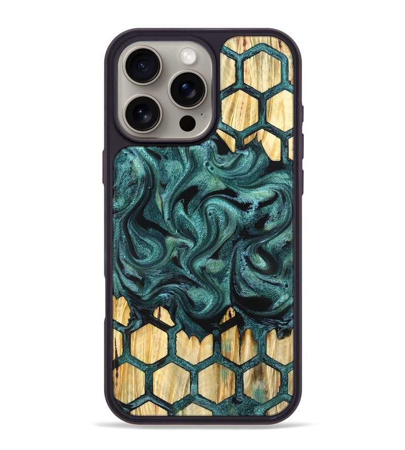 iPhone 16 Pro Max Wood Phone Case - Racheal (Pattern, 827391)
