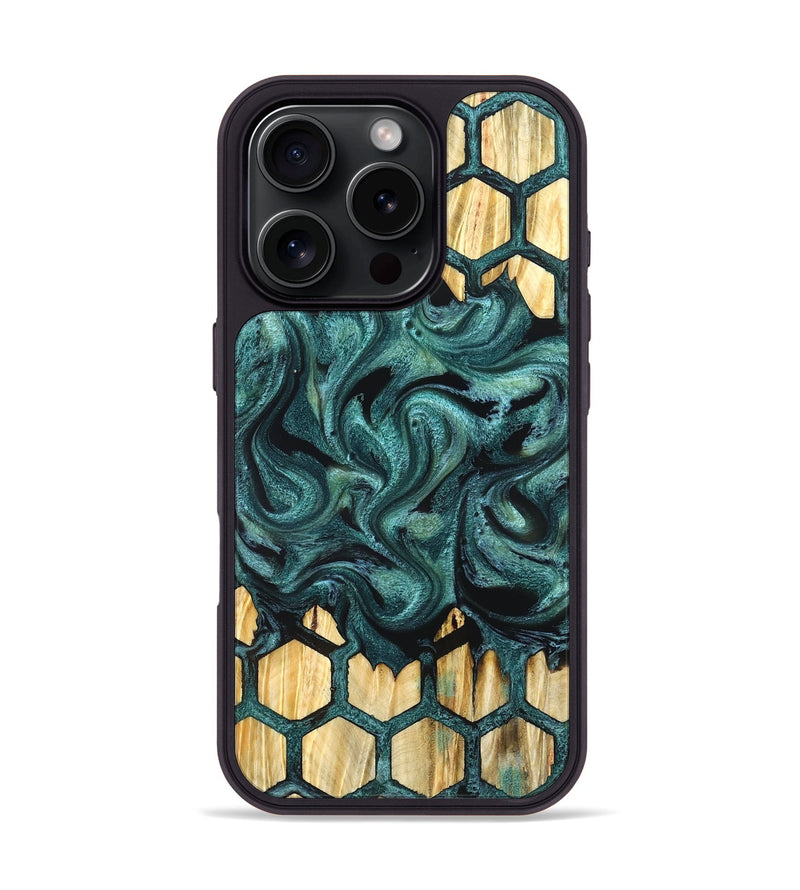 iPhone 16 Pro Wood Phone Case - Racheal (Pattern, 827391)