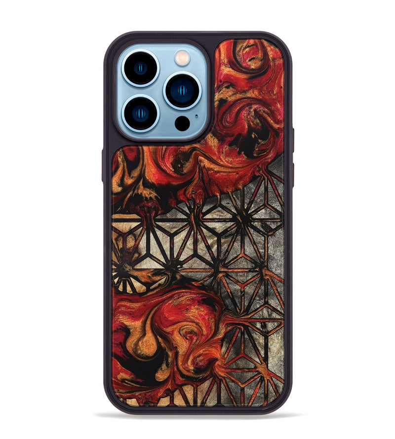iPhone 14 Pro Max Wood Phone Case - Lupe (Pattern, 827392)