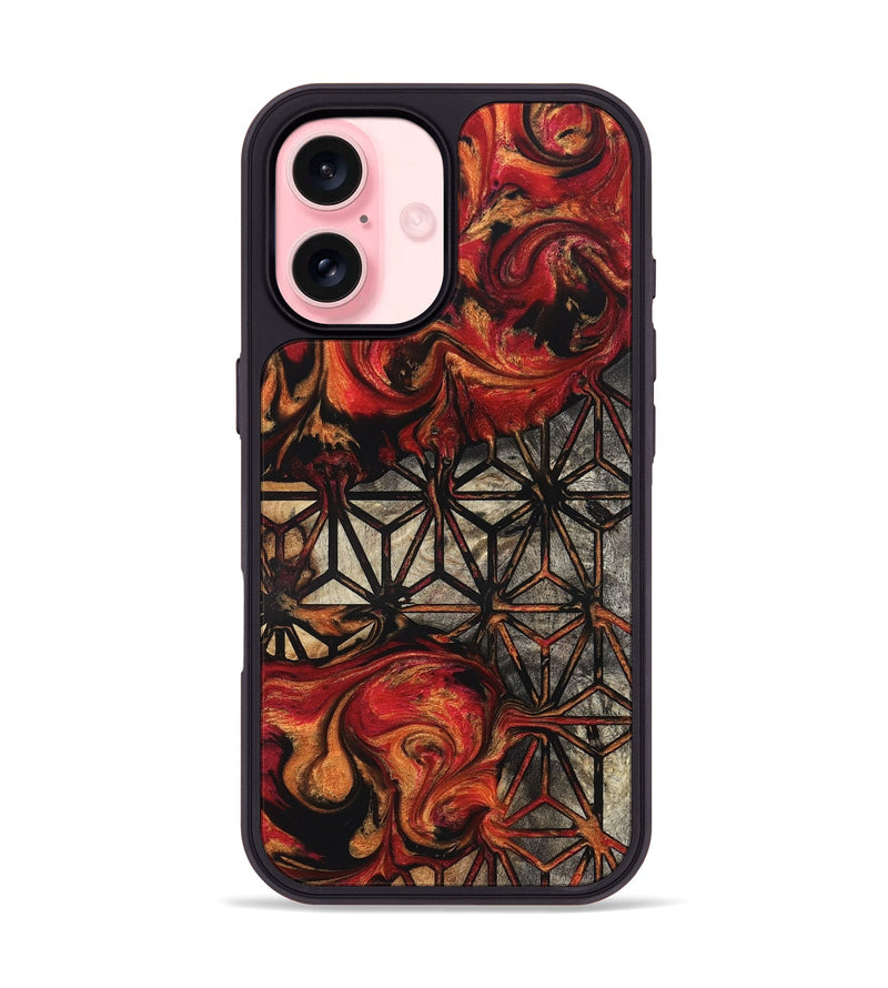 iPhone 16 Wood Phone Case - Lupe (Pattern, 827392)