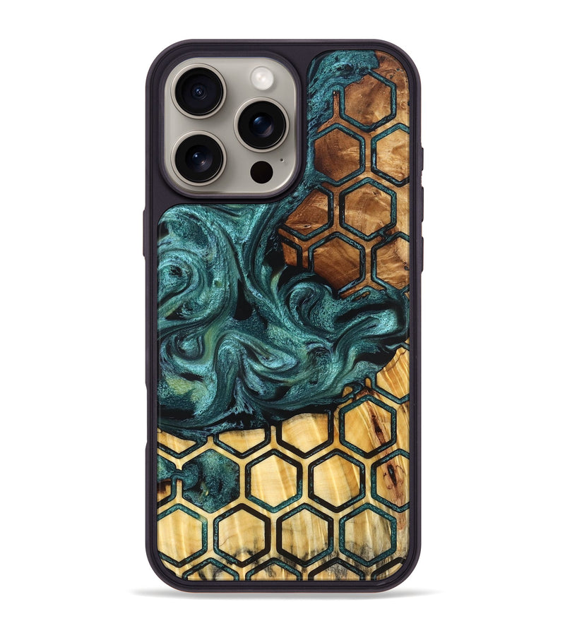 iPhone 16 Pro Max Wood Phone Case - Marin (Pattern, 827393)