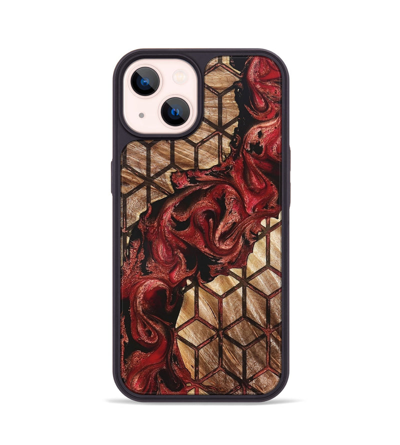 iPhone 14 Wood Phone Case - Quinten (Pattern, 827394)