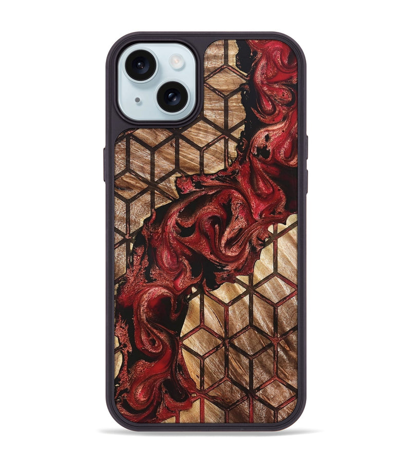 iPhone 15 Plus Wood Phone Case - Quinten (Pattern, 827394)