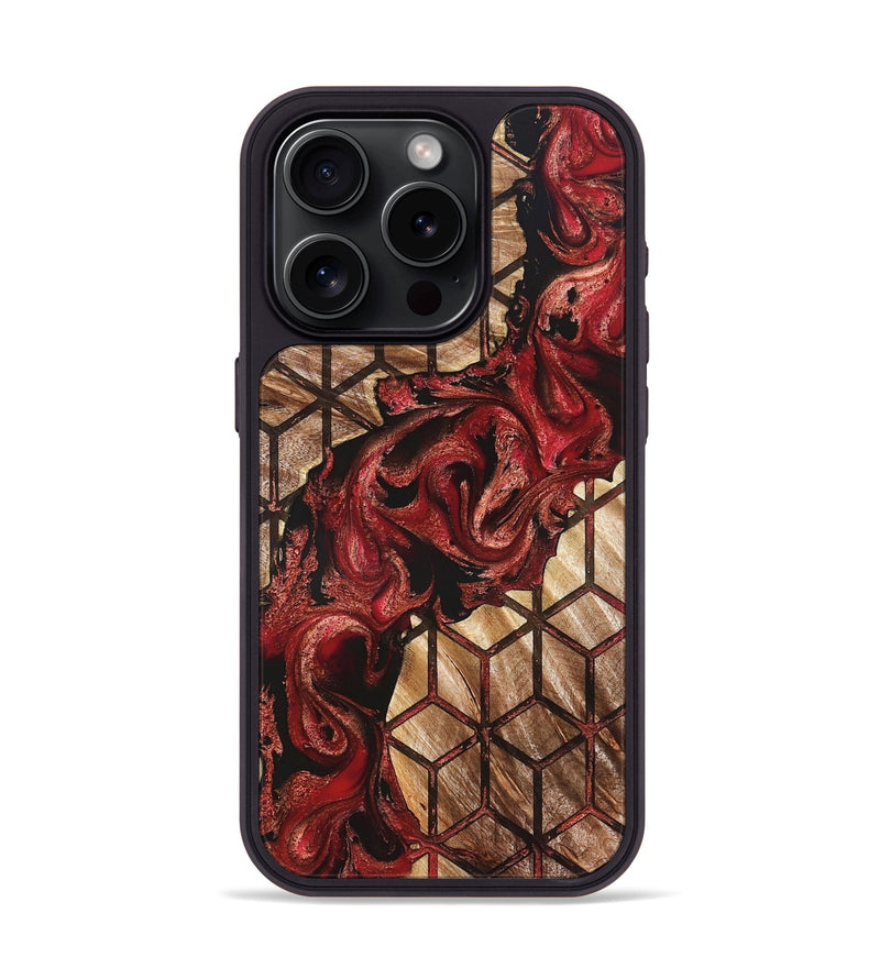 iPhone 15 Pro Wood Phone Case - Quinten (Pattern, 827394)