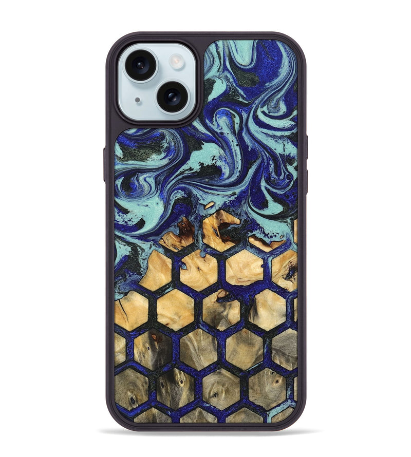 iPhone 15 Plus Wood Phone Case - Leila (Pattern, 827395)