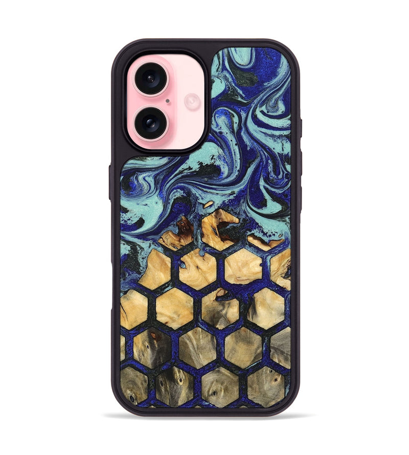 iPhone 16 Wood Phone Case - Leila (Pattern, 827395)