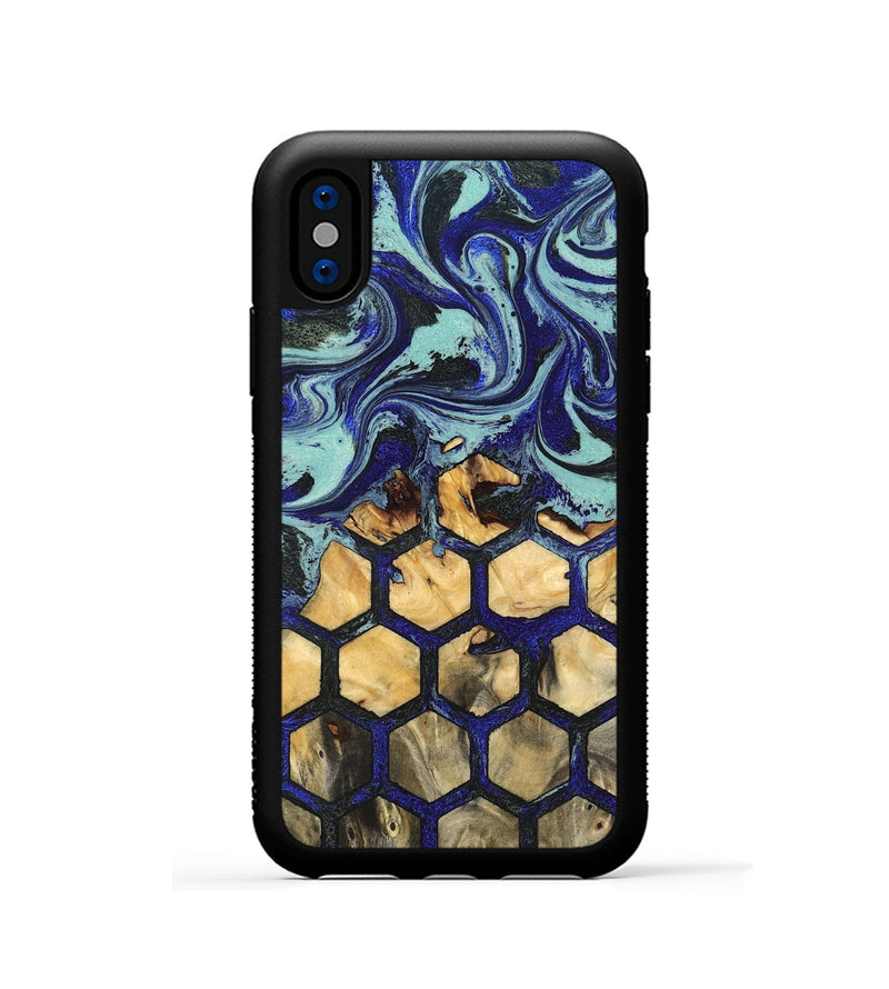 iPhone Xs Wood Phone Case - Leila (Pattern, 827395)