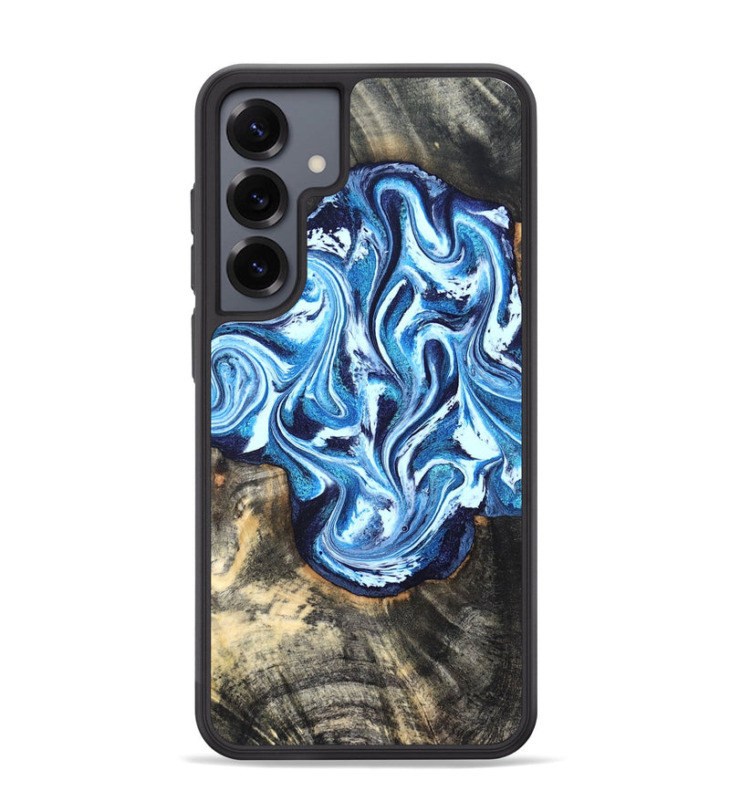 Galaxy S25 Plus Wood Phone Case - Graham (Blue, 827397)