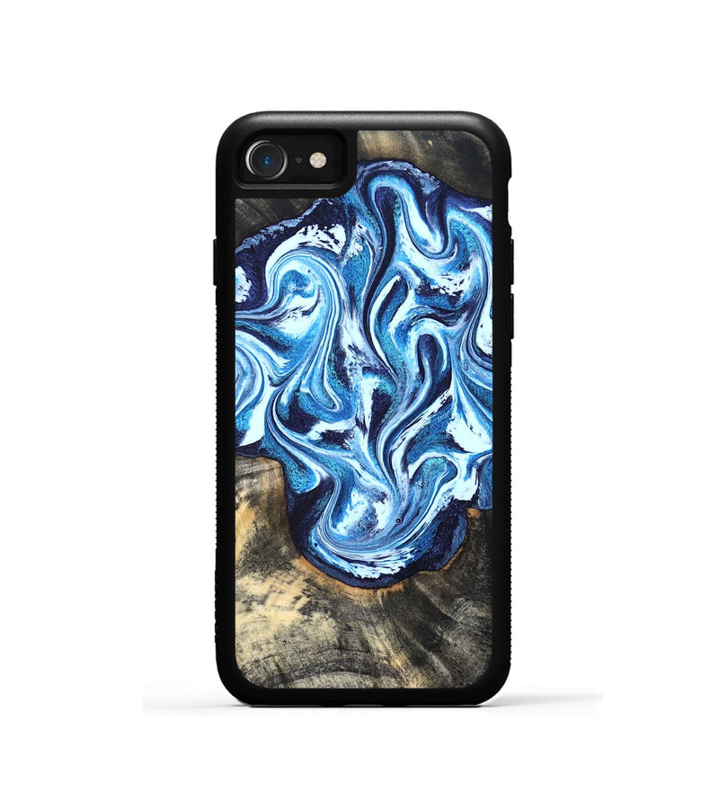 iPhone SE Wood Phone Case - Graham (Blue, 827397)
