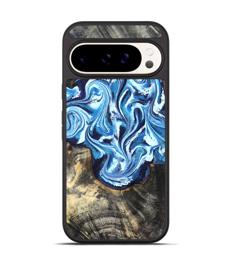 Pixel 9 Pro Wood Phone Case - Graham (Blue, 827397)