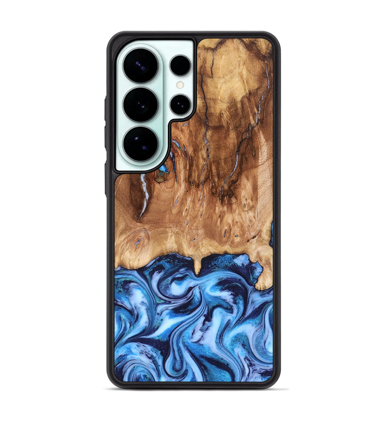Galaxy S26 Ultra Wood Phone Case - Jamaal (Blue, 827398)