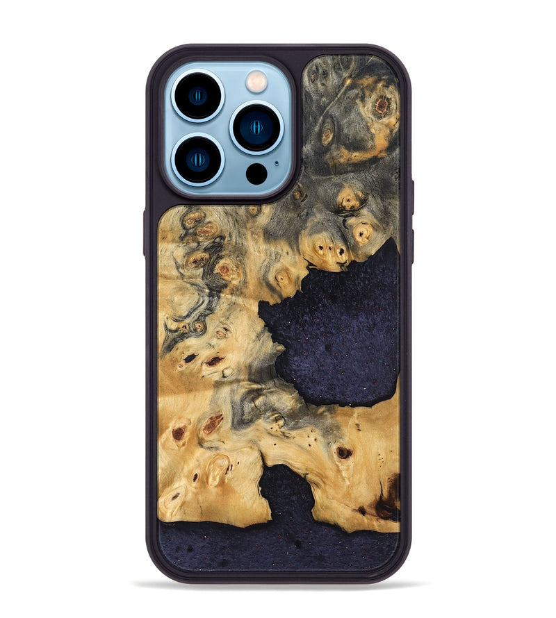 iPhone 14 Pro Max Wood Phone Case - Kierra (Wood Burl, 827405)
