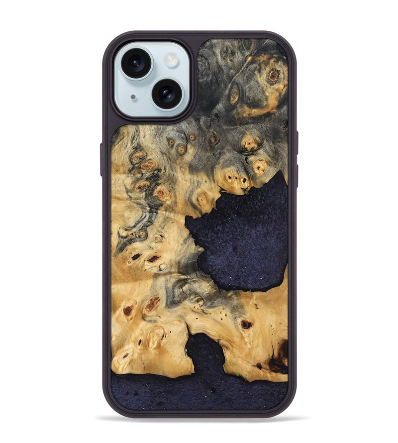 iPhone 15 Plus Wood Phone Case - Kierra (Wood Burl, 827405)