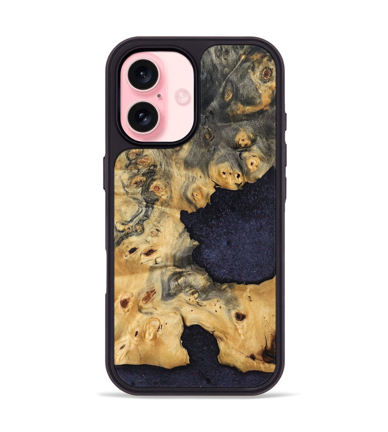 iPhone 16 Wood Phone Case - Kierra (Wood Burl, 827405)