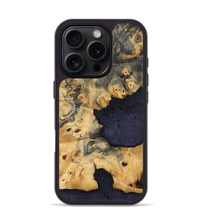iPhone 16 Pro Wood Phone Case - Kierra (Wood Burl, 827405)
