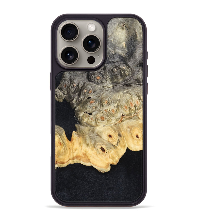 iPhone 16 Pro Max Wood Phone Case - Idris (Wood Burl, 827406)