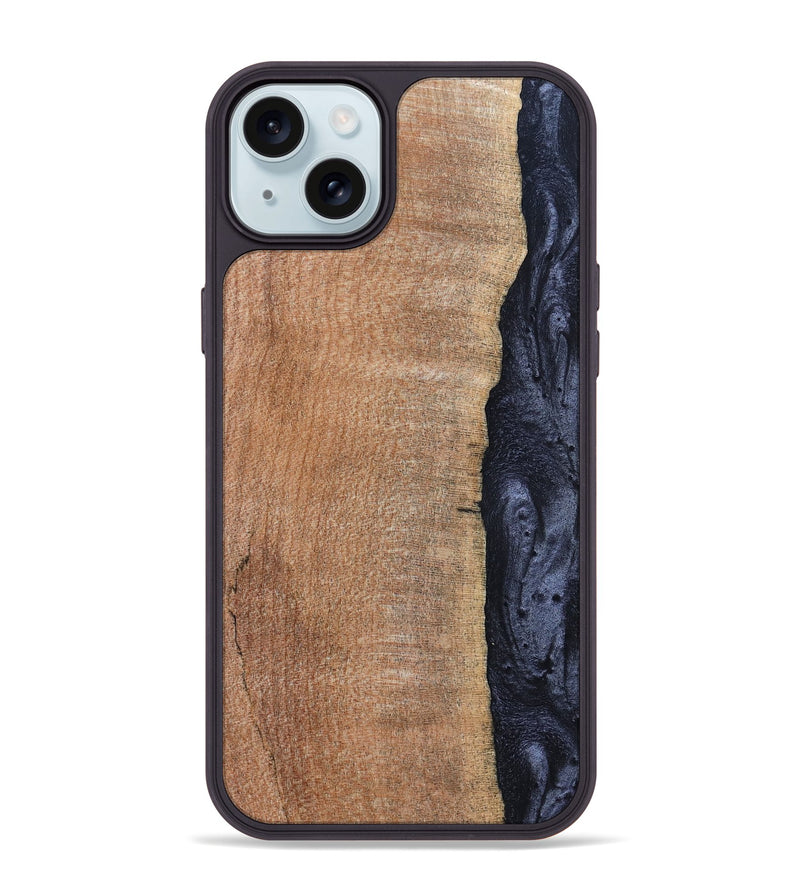 iPhone 15 Plus Wood Phone Case - Colonel (Wood Burl, 827407)