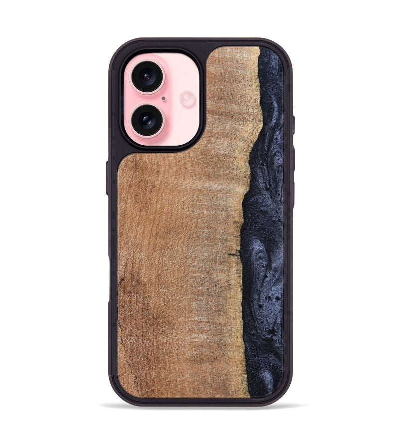 iPhone 16 Wood Phone Case - Colonel (Wood Burl, 827407)
