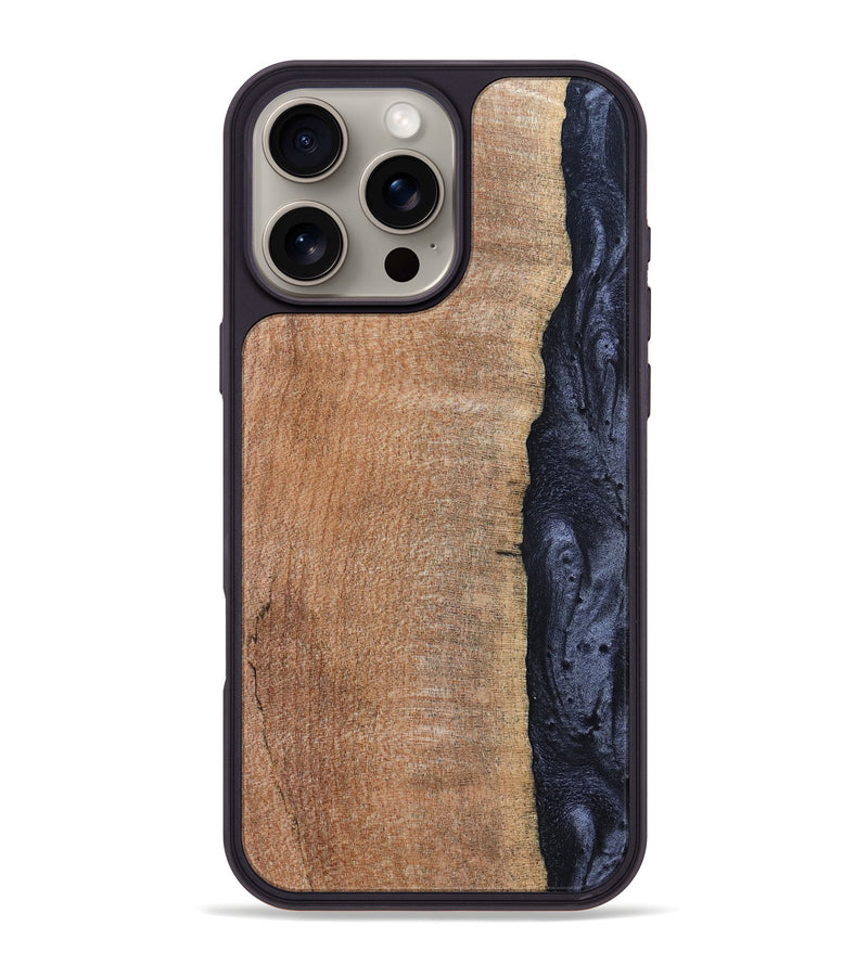 iPhone 16 Pro Max Wood Phone Case - Colonel (Wood Burl, 827407)
