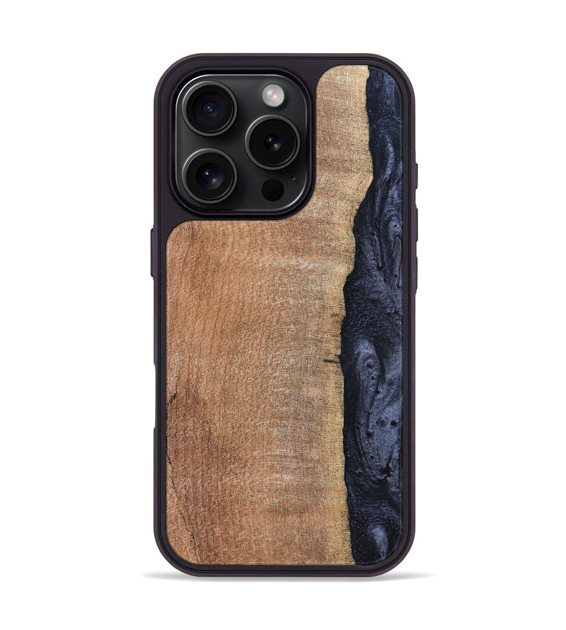 iPhone 16 Pro Wood Phone Case - Colonel (Wood Burl, 827407)