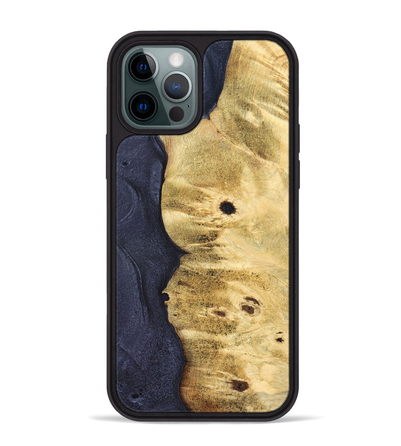 iPhone 12 Pro Max Wood Phone Case - Micah (Wood Burl, 827409)