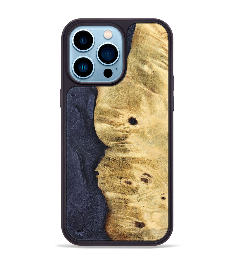 iPhone 14 Pro Max Wood Phone Case - Micah (Wood Burl, 827409)