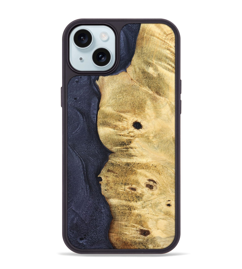 iPhone 15 Plus Wood Phone Case - Micah (Wood Burl, 827409)