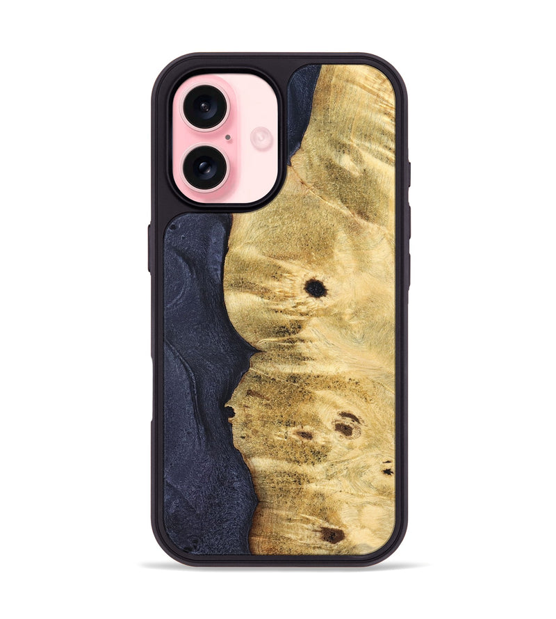 iPhone 16 Wood Phone Case - Micah (Wood Burl, 827409)