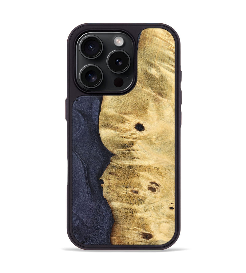 iPhone 16 Pro Wood Phone Case - Micah (Wood Burl, 827409)