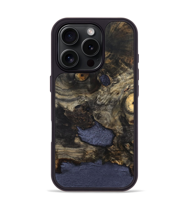 iPhone 16 Pro Wood Phone Case - Loyd (Wood Burl, 827411)