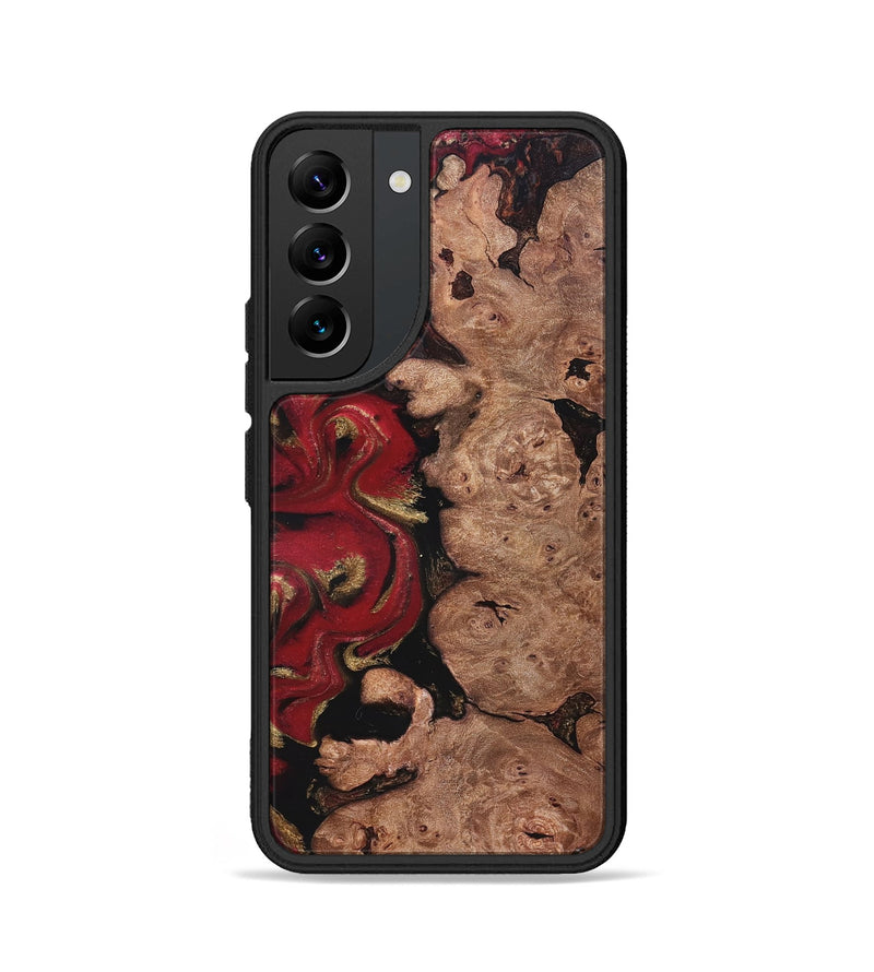 Galaxy S22 Wood Phone Case - Gian (Red, 827412)