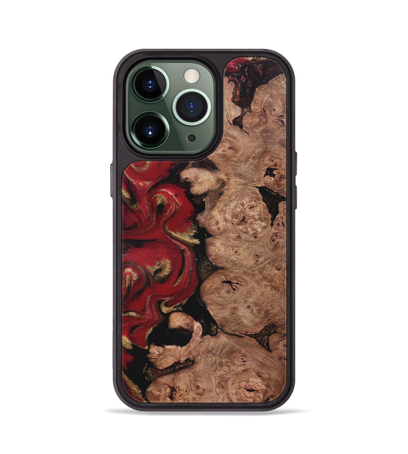 iPhone 13 Pro Wood Phone Case - Gian (Red, 827412)