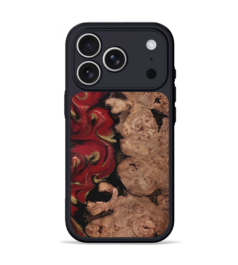 iPhone 17 Pro Wood Phone Case - Gian (Red, 827412)