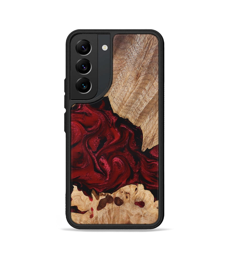 Galaxy S22 Wood Phone Case - Kathryn (Red, 827413)