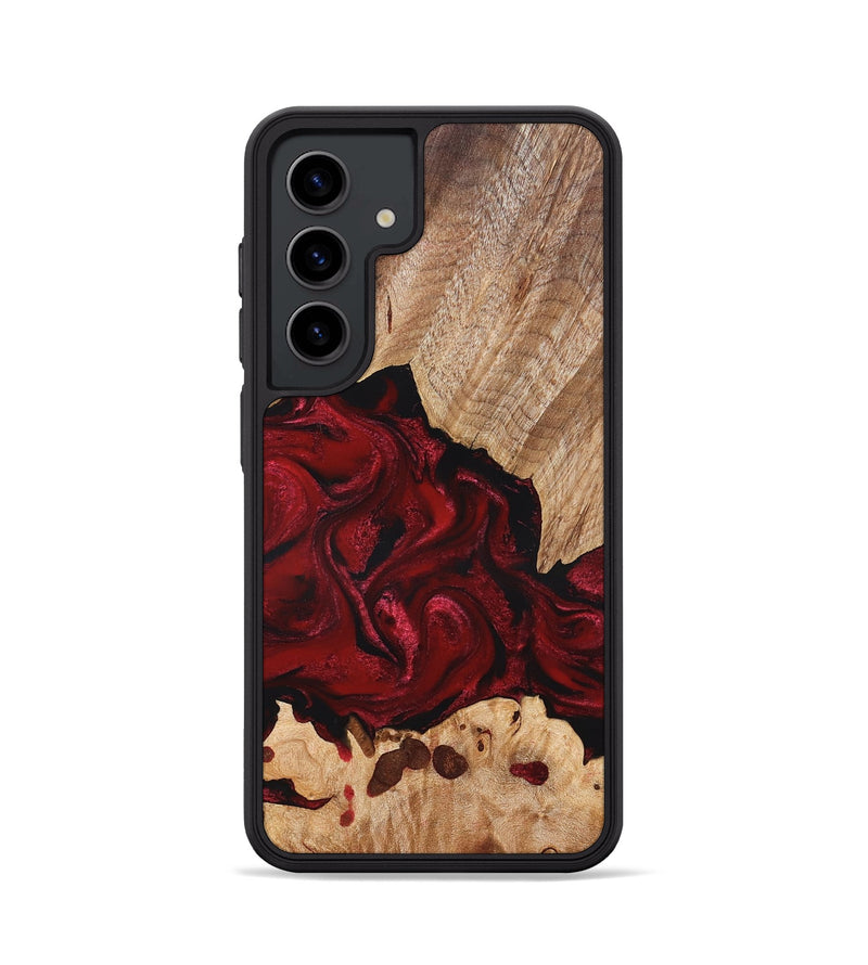Galaxy S24 Wood Phone Case - Kathryn (Red, 827413)